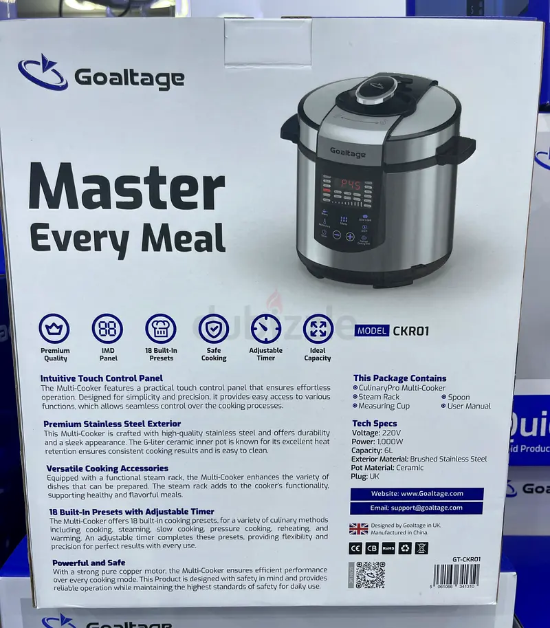 Versatile CulinaryPro Multi-Cooker - 18-in-1!63253481371651111