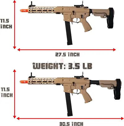 High-Quality ARP9 Electric gel Ball blaster gun Gun - Perfect for Enthusiasts!