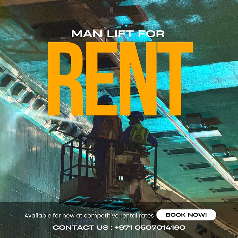 Man Lift Rental With/Without Driver and Operator for Hourly, Daily, weekly, Monthly Service62929664739458112