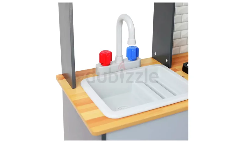 Chad Valley Toy Kitchen for Kids - Roleplay Toys - Preschool Toys - Wooden Toy Kitchen - Girls62863817879938112