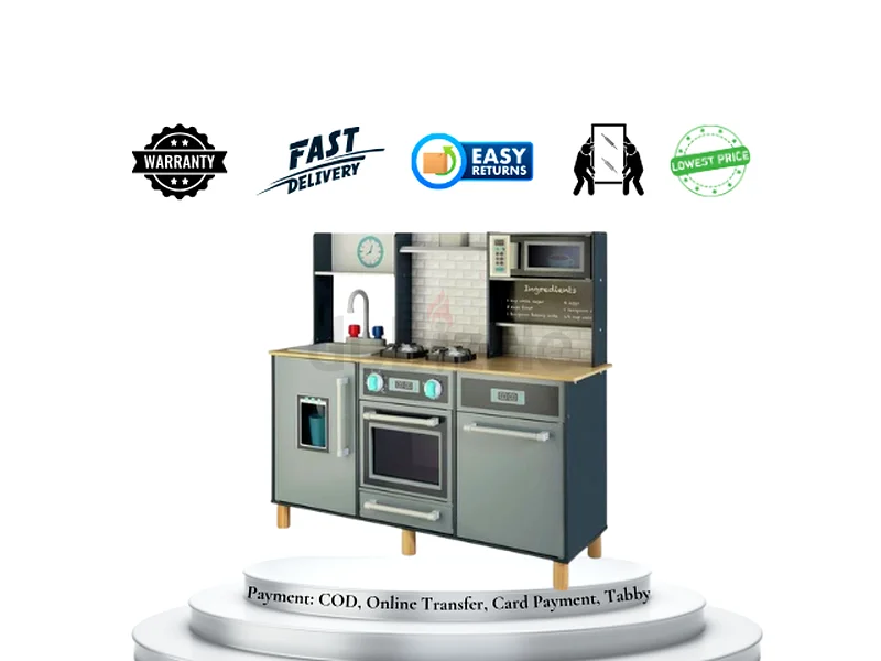 Chad Valley Toy Kitchen for Kids - Roleplay Toys - Preschool Toys - Wooden Toy Kitchen - Girls628638178799381115