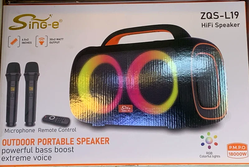 Sing-e ZQS-L19 Portable HiFi Speaker with Dual Microphones63261838606850118