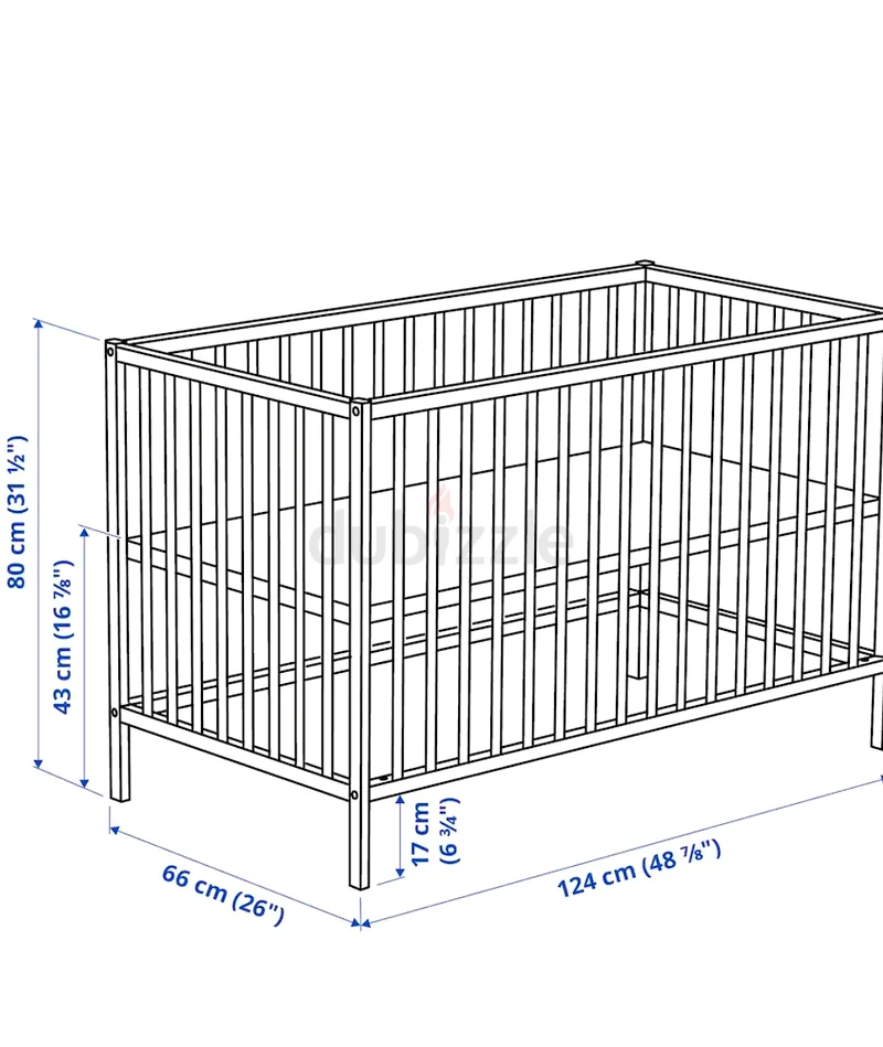 Two levels Safe Baby Crib for Your Little One63175287699202112