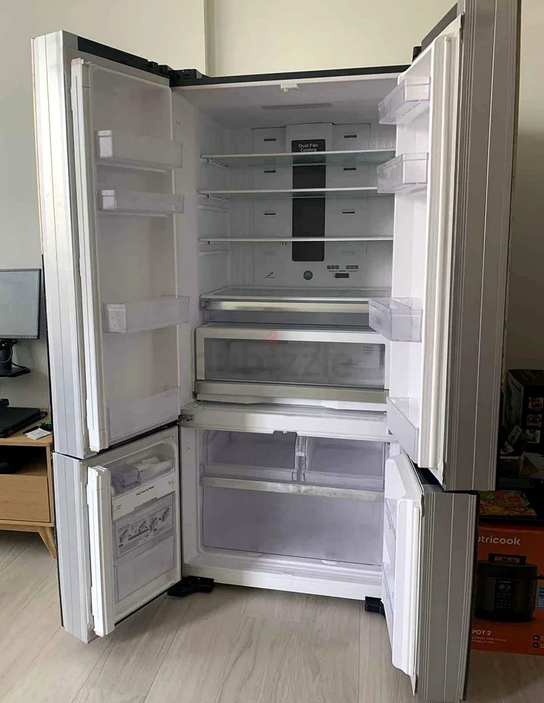 Hitachi New Model 4Door French Style Refrigerator Bottom Freezer Color Black63265097758978112