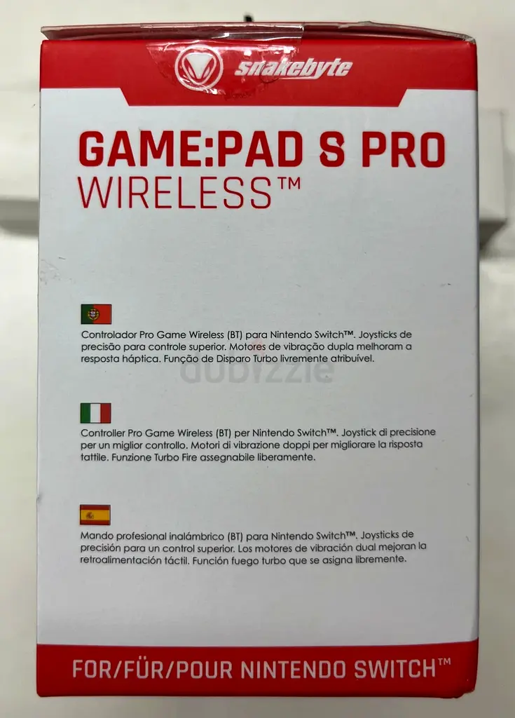 Snakebyte NINTENDO SWITCH Game:Pad S Pro Wireless Controller63229309981953113