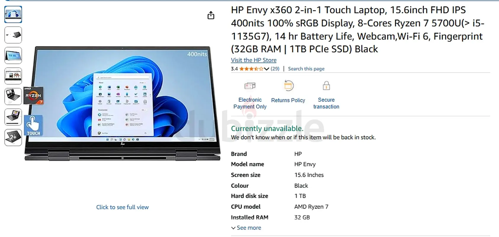 HP Envy X36063254993404418114