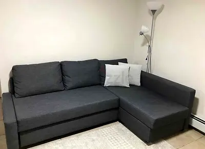 L shape sofa bed with storage IKEA