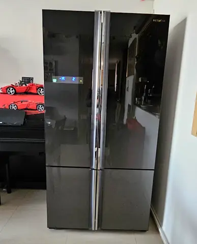 Hitachi New Model 4 Door French Style Refrigerator Glass body