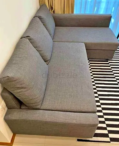 IKEA l shape sofa bed with storage