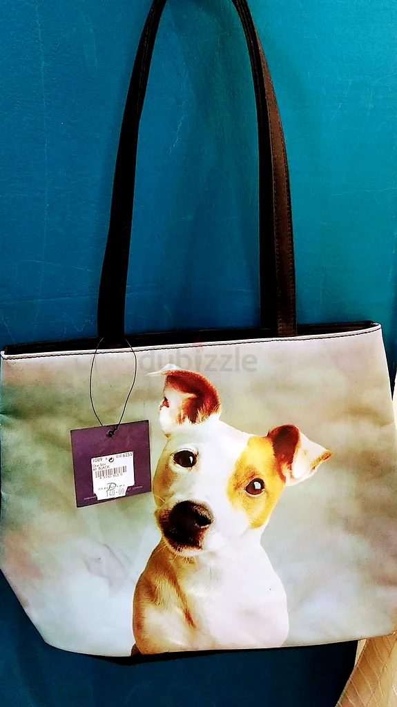 Adorable Dog Print Tote Bag - Perfect for Pet Lovers!63239619589891111