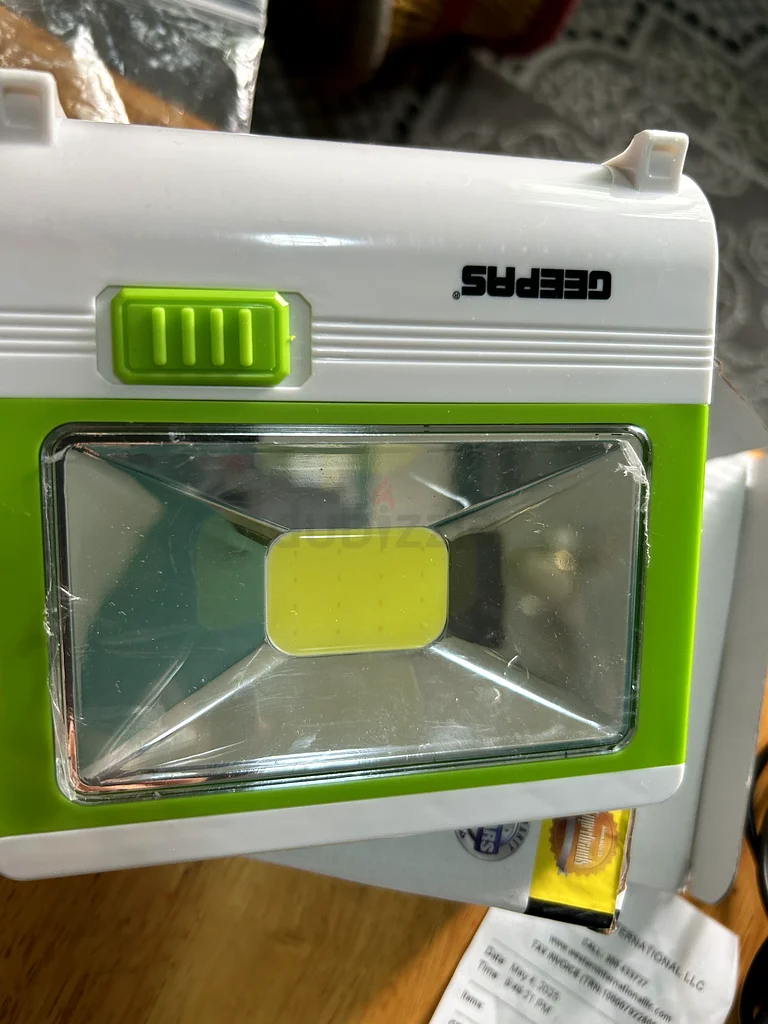 GEEPAS Solar Powered LED Lantern - Brighten Up Your Outdoor Adventures!63246236688002114