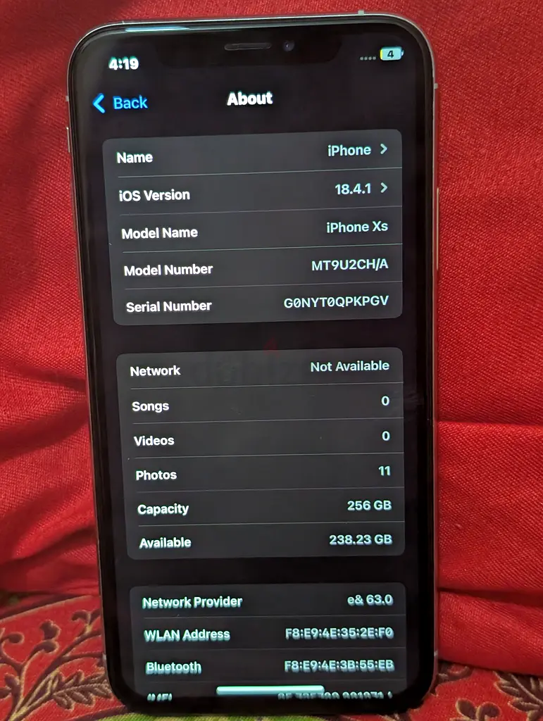 I phone xs
