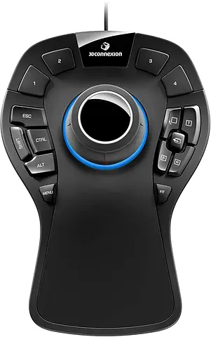 3DX-700040 SpaceMouse Pro Professional 3D Mouse, Black