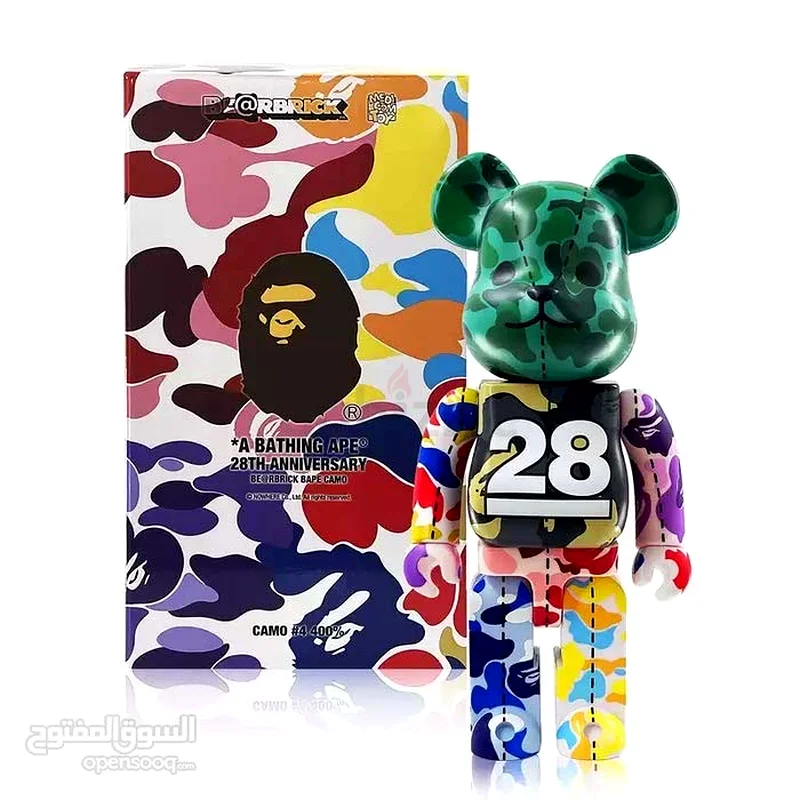 Bearbrick X Bape Medicom Toy 28th Anniversary Camo #463223354933763112
