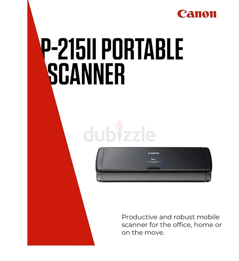 Canon ImageFORMULA P-215 Portable Scanner - Perfect for On-the-Go Document Handling!63233633782786111