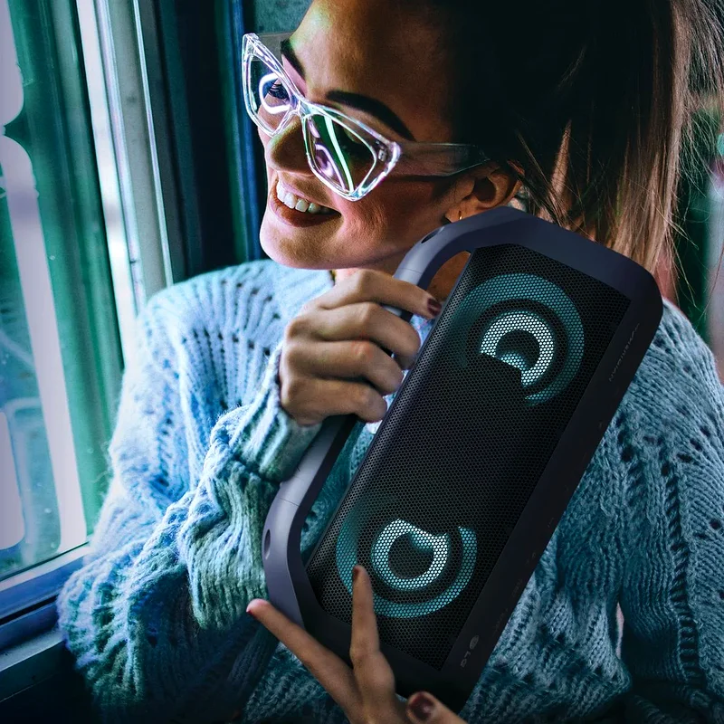 LG XBOOM Go P5 Portable Speaker, LED Lighting63261838631171112