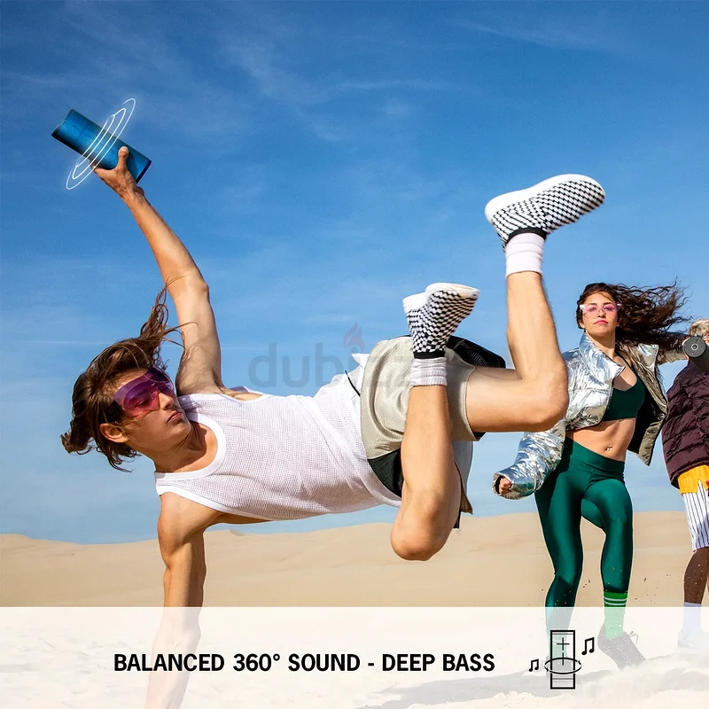 مكبر صوت بلوتوث محمول مضاد للماء Ultimate Ears BOOM EXC باللون الأزرق اللاغوني63262395668993113