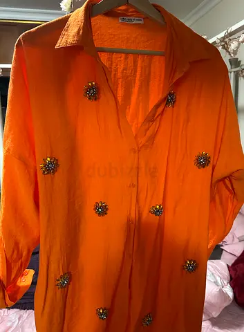 Oversized blouse turkish brand orange brand new