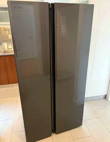 Pansonic Side by Side Refrigerator Inverter Surround Cooling Matte Black