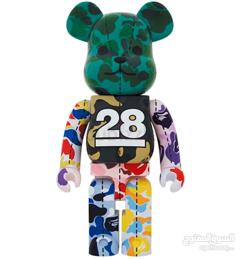 Bearbrick X Bape Medicom Toy 28th Anniversary Camo #463223354933763117
