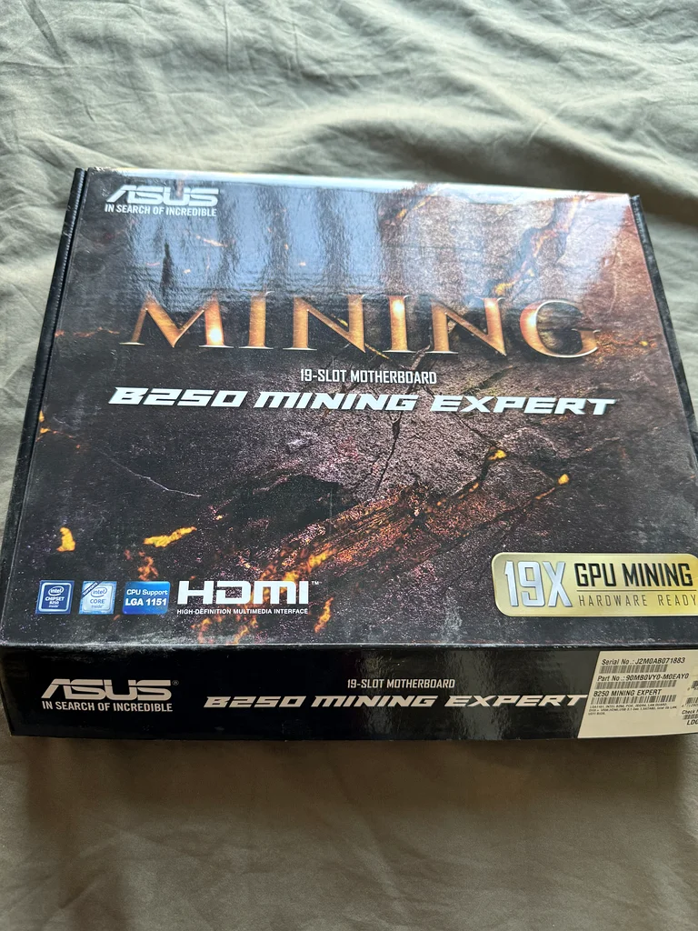 ASUS B250 Mining Expert Motherboard632581464012831117