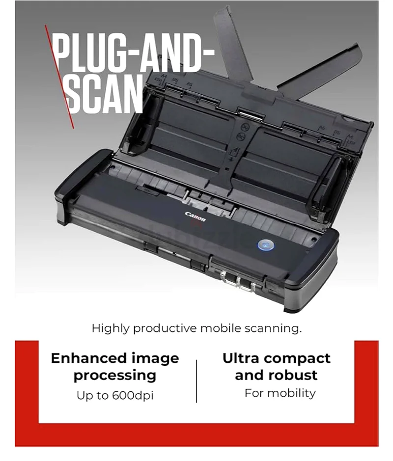 Canon ImageFORMULA P-215 Portable Scanner - Perfect for On-the-Go Document Handling!63233633782786113