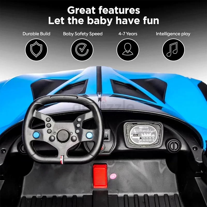 Rideon Bugatti Divo Style 12 v Kids Electric Ride On Car with a parental RC63265093160066112