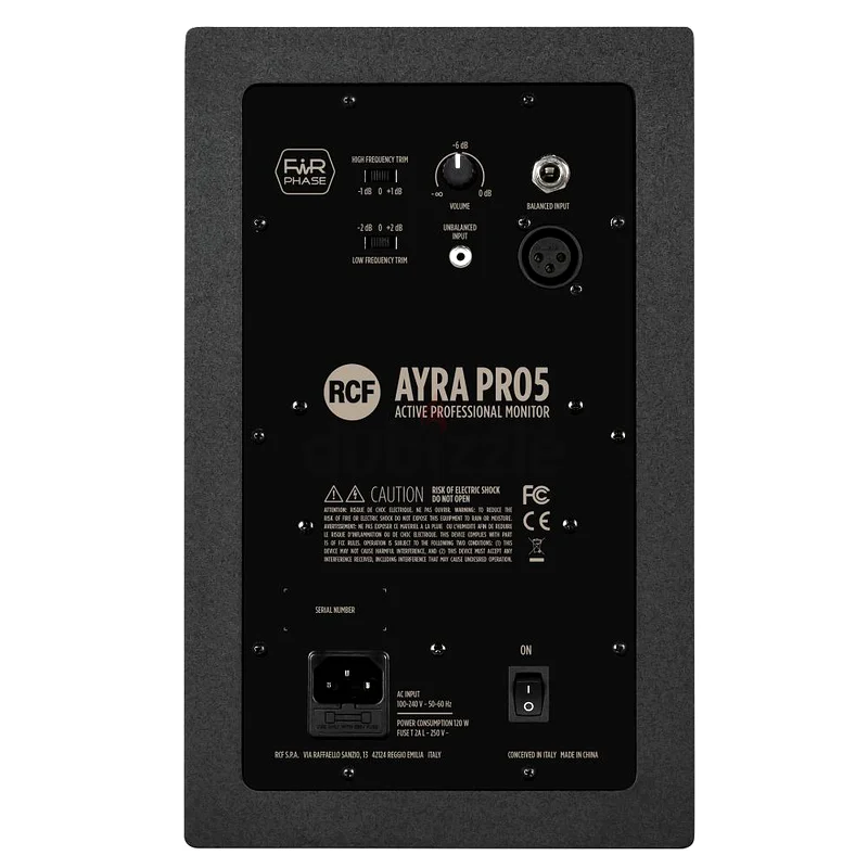 Rcf AYRA PRO5 PROFESSIONAL ACTIVE TWO-WAY STUDIO MONITORS I Brand New I Last Price63264076226306111