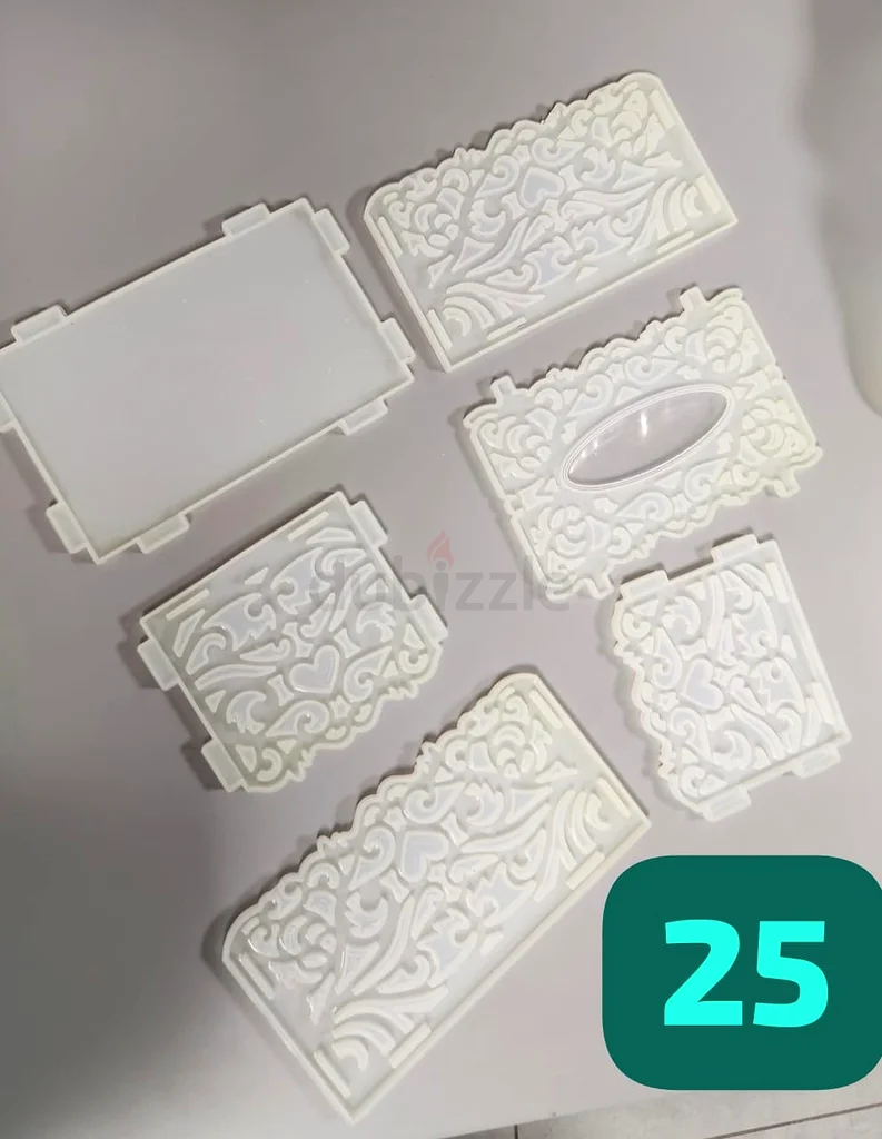 A collection of concrete or resin molds63177130631041114