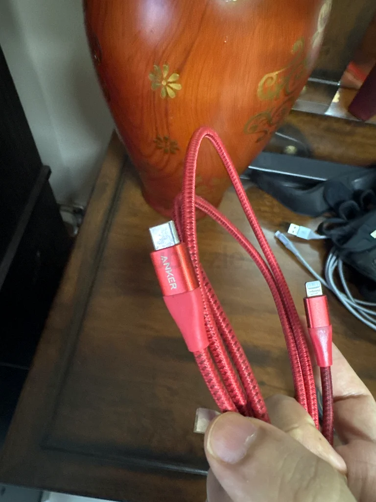 USB C to lightning ANKER cable63223357382787118