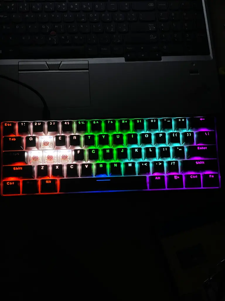 Teclado gaming Snpurdiri (interruptor rojo)