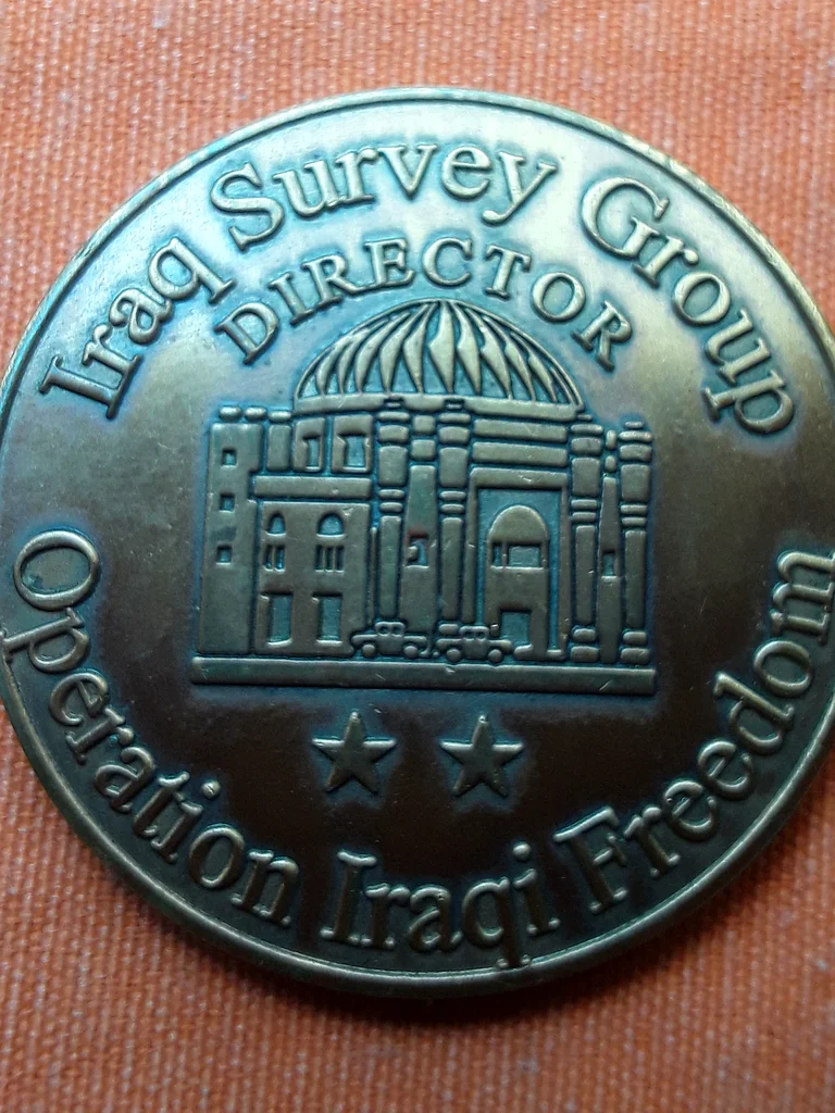 Iraq Survey Group 2003 Commemorative Coin63223356470913111