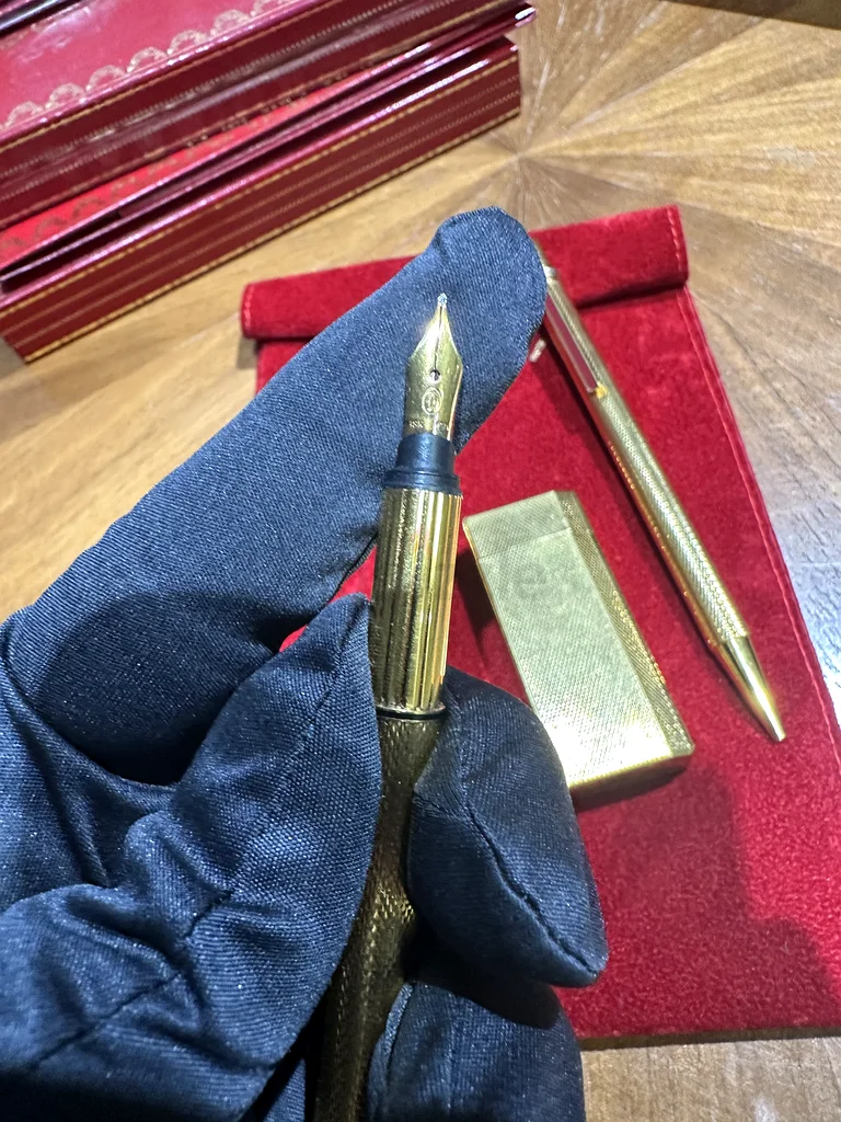 Elegant Cartier Golden Writing Set - A Collectors Dream!63223354801539111