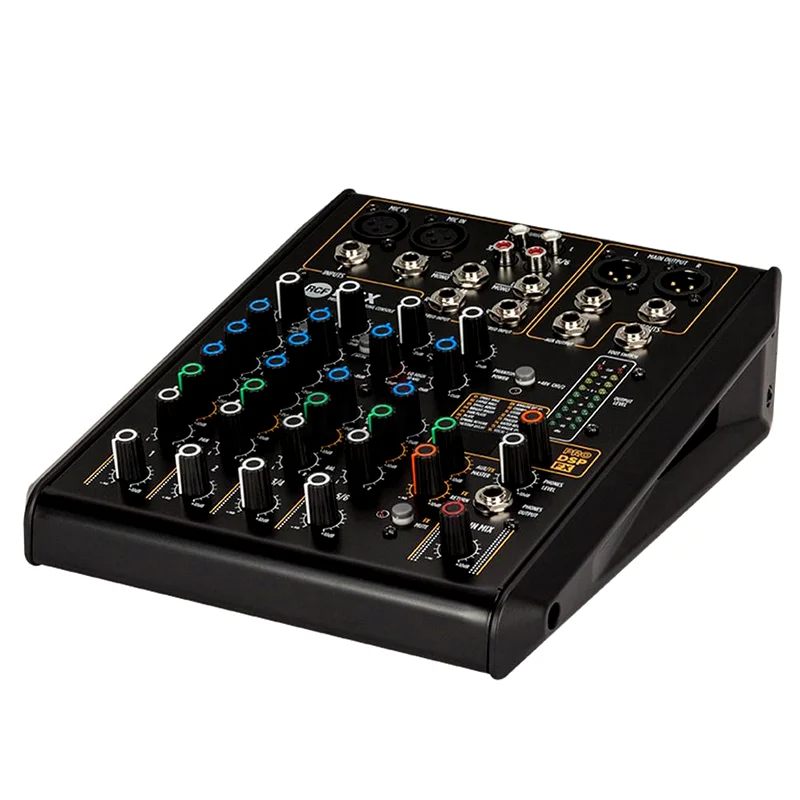 RCF - F 6X - لوحة مزج 6 قنوات مع مؤثرات متعددة - جديدة تمامًا - آخر سعر63264075676931111