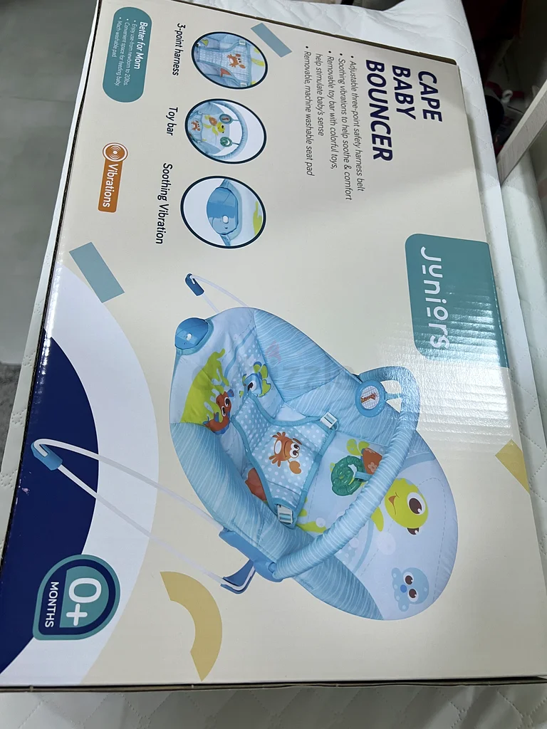 Brand new Juniors Baby Bouncer - Soothing Vibes for Your Little One!63195625239170111