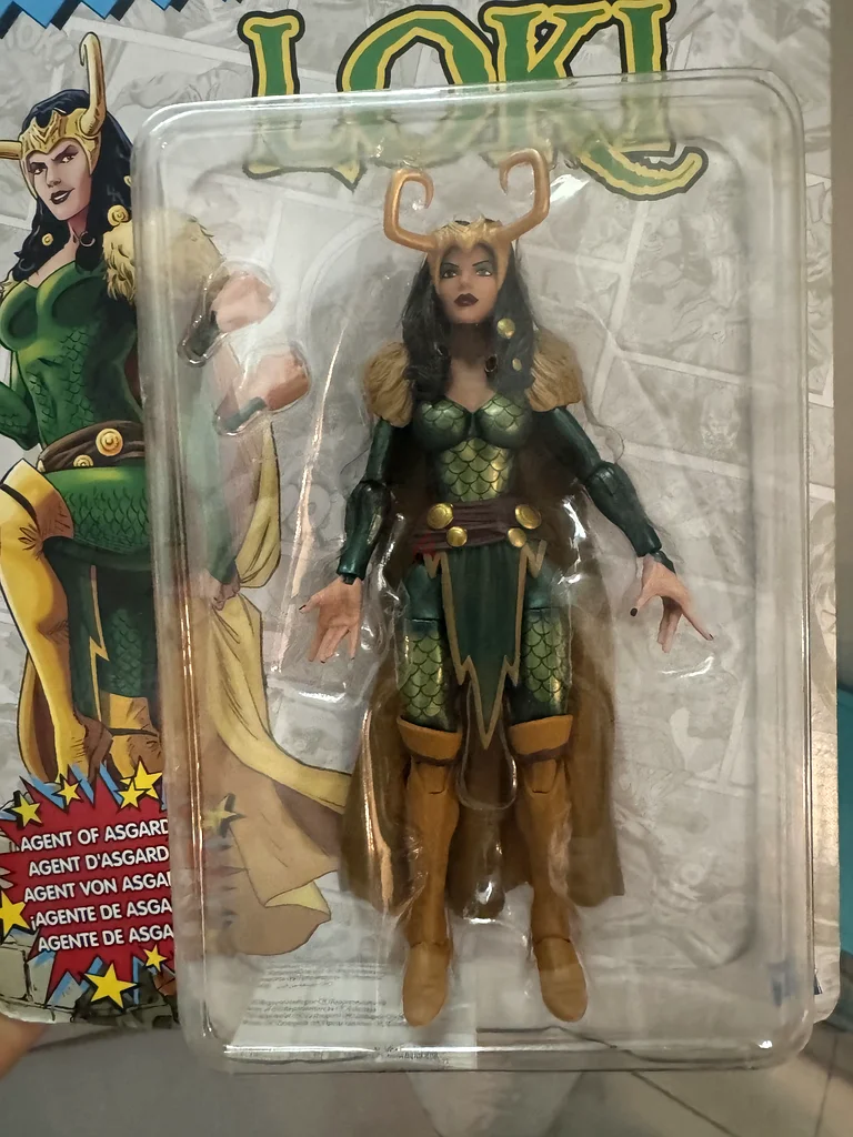 Marvel Legends Series Loki Agent of Asgard 6-inch Retro Packaging Action Figure Toy, 2 Accessories63264084811649111