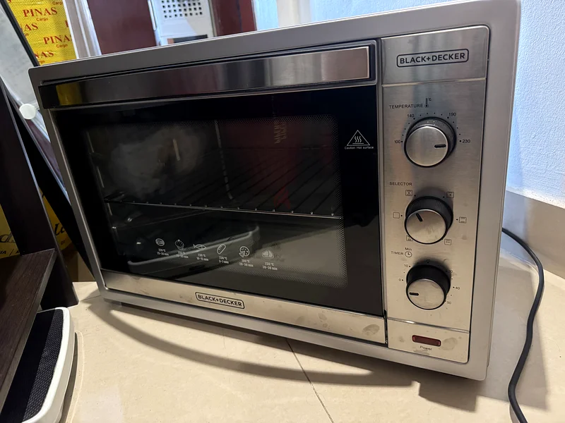 62L Double Glass Door Toaster Oven with Rotisserie For Grilling Toasting Baking and Broiling 62 L 2063168993824003111