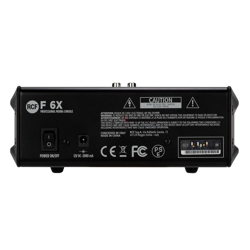 RCF - F 6X - لوحة مزج 6 قنوات مع مؤثرات متعددة - جديدة تمامًا - آخر سعر63264075676931113