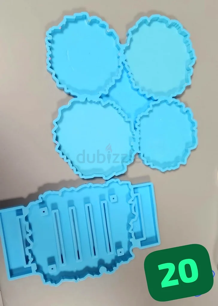 A collection of concrete or resin molds63177130631041113