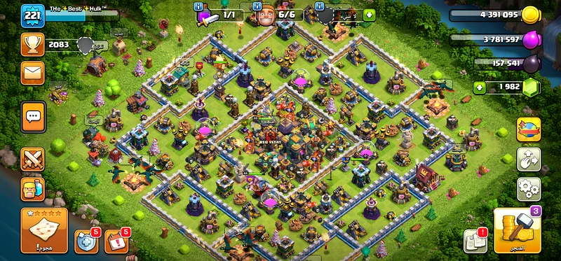 Special offer clash of clans 9 accounts and strong clan عرض قوي ٩ حسابات كلاش اوف كلانس وكلان قوي63175732230146113
