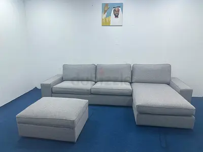 Amazing condition IKEA kivik lshape sofa with footstool