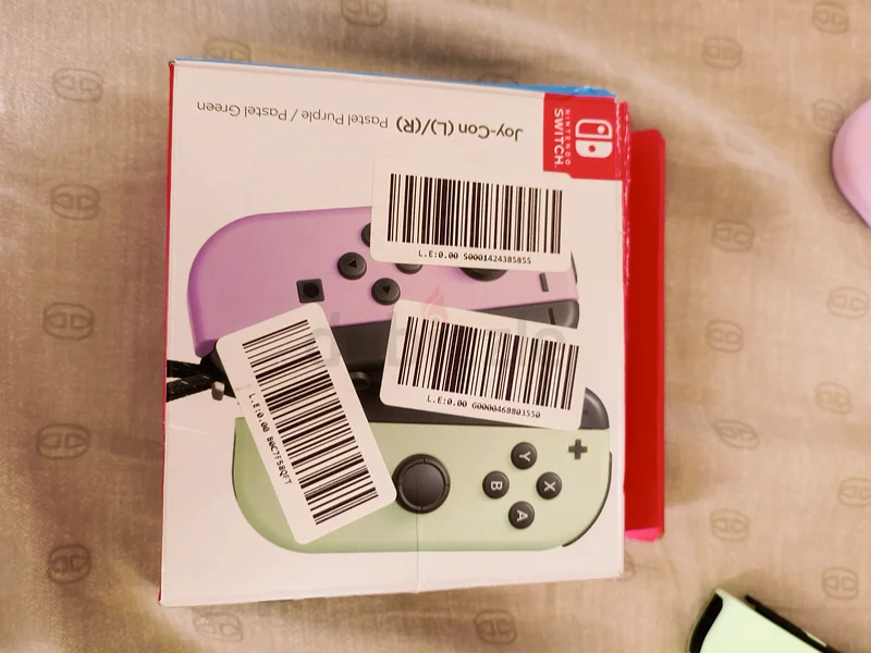 Original Nintendo switch joy cons pastel green and pink63230709937154115