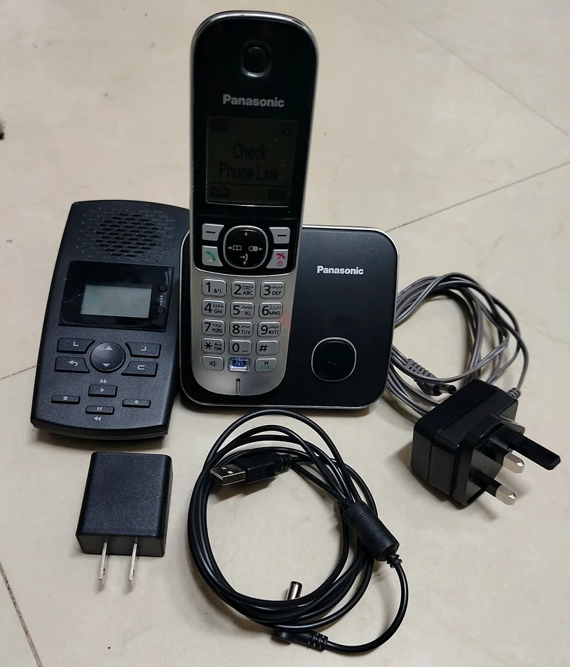 Panasonic Digital Cordless Phone Call Assistant SD Digital Phone Call Recorder Landline Recording632624037411851125