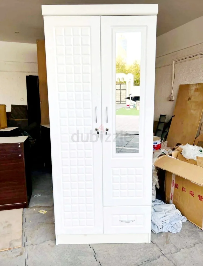 Brand NEW Two Door Wardrobe with Shelves and Drawer62864708699651111