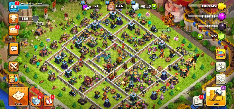 Special offer clash of clans 9 accounts and strong clan عرض قوي ٩ حسابات كلاش اوف كلانس وكلان قوي63175732230146112
