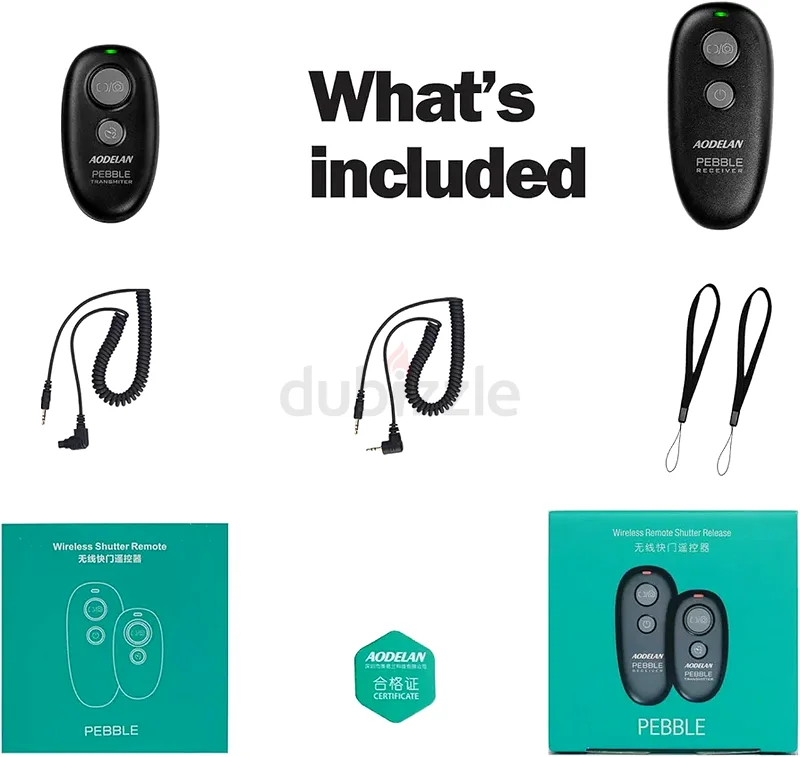 AODELAN Camera Remote Wireless Shutter Release Compatible for Canon EOS R, RP, 200D(SL2), 250D(SL3),63234134877315111