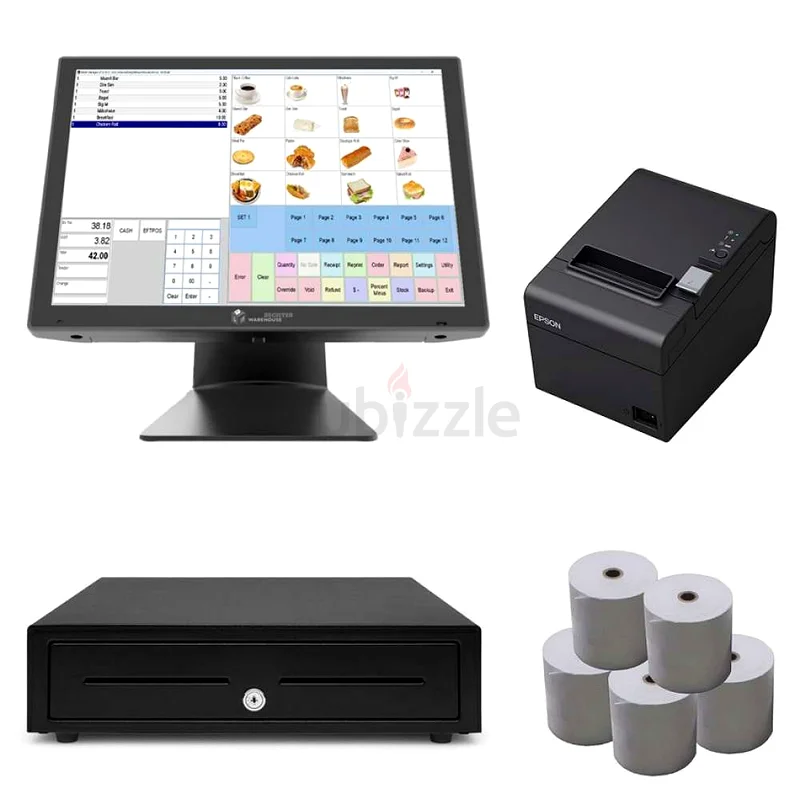 Cashdrawer Printer Touch Screen POS cashier Machine with software632656009195541114