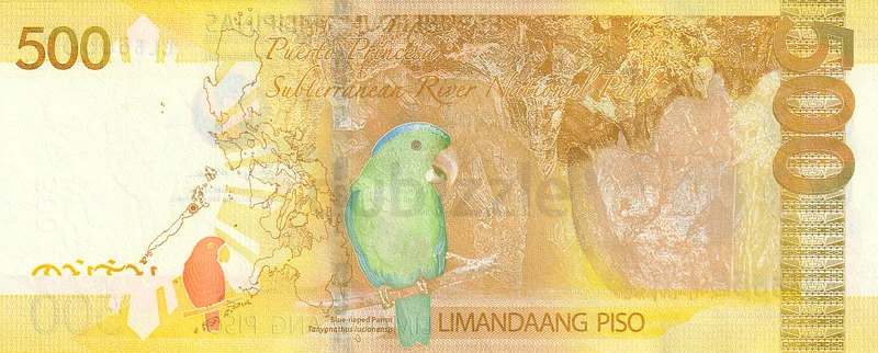 PHILIPPINES 500 PESOS SOLID 5 BANKNOTE 202363264068586113111