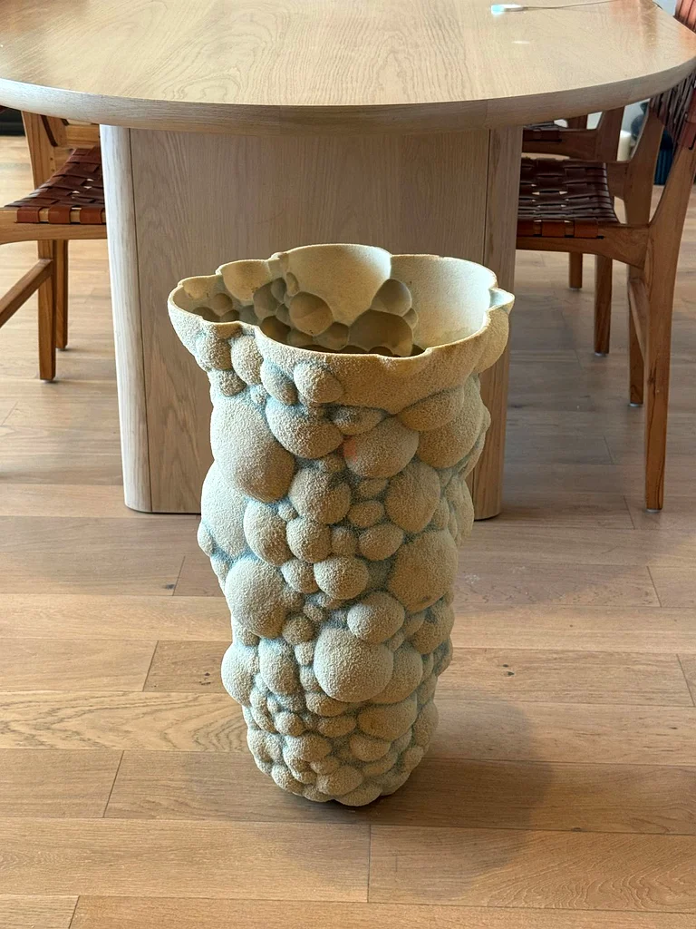 Handmade designer resin and sand vase63265093247106112