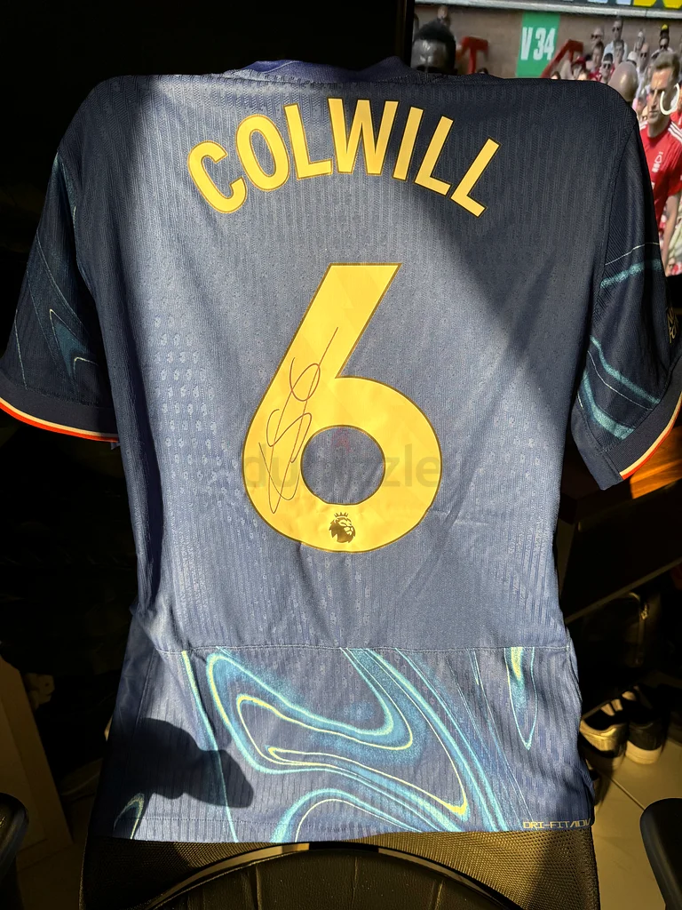 Levi Colwill Chelsea Match Worn and Signed Jersey vs Man City63208861081219111